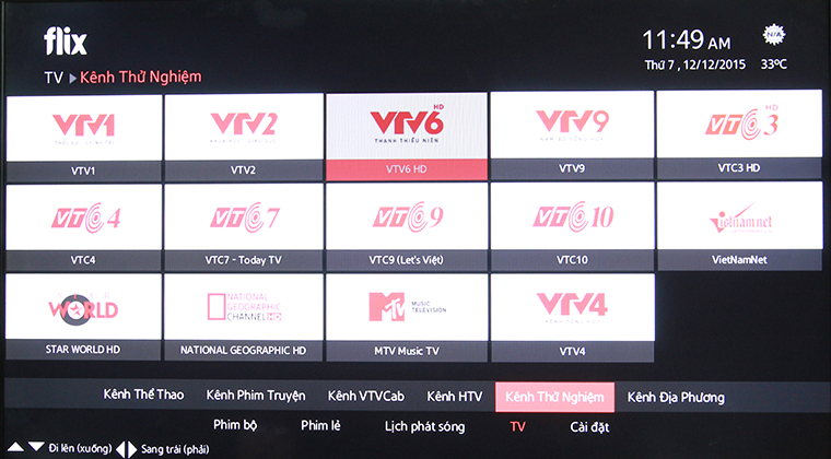 Đánh giá ứng dụng Flix TV trên Smart tivi