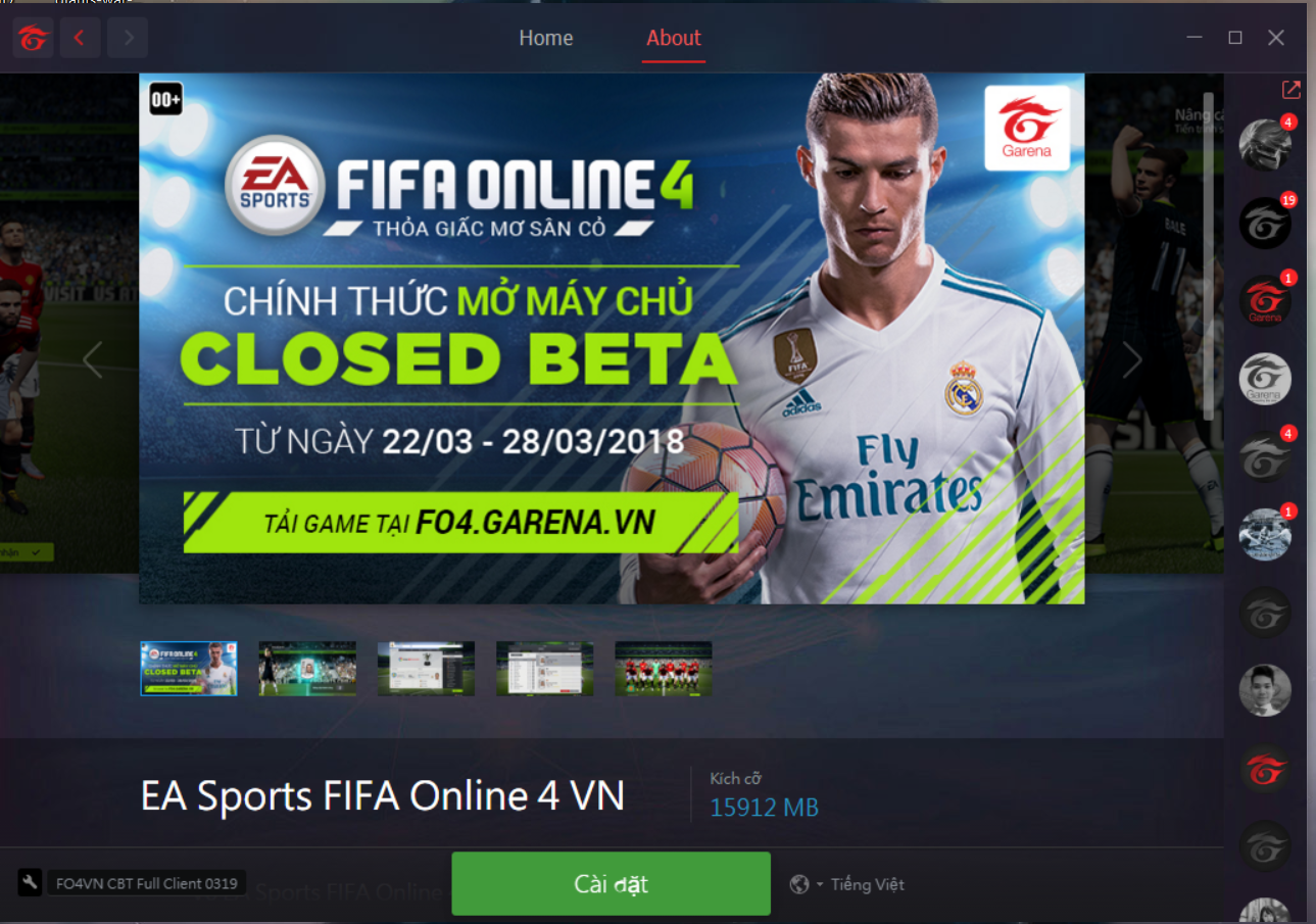 Garena chính thức mở tải FIFA Online 4, download ngay về máy để chơi vào  ngày
