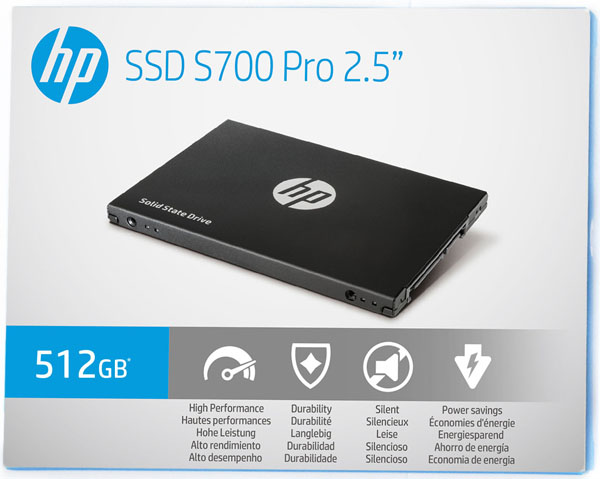 Ổ Cứng SSD HP S700 Pro 512Gb 2.5 Inch SATA III